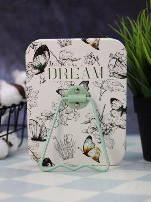 Зеркало настольное &quot;Dream&quot;, зелёное (16*12 см) 