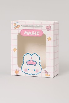 Пакет подарочный (XS) "Magic bear", pink (14.5*19.5*10)