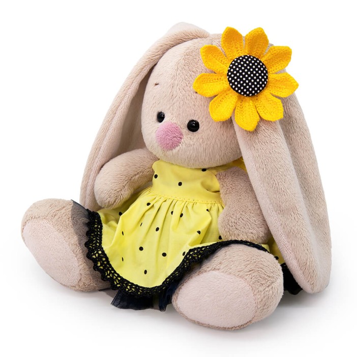 Мягкая игрушка &quot;Зайка Ми в комплекте &quot;Подсолнух&quot; (малыш)&quot; (15 см) 