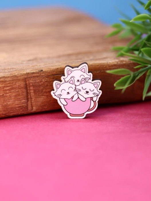 Значок Kittens in a Cup 