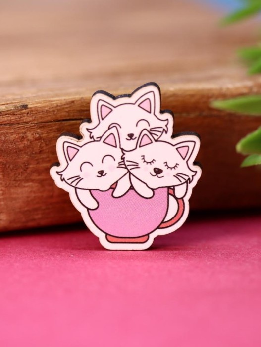 Значок Kittens in a Cup 