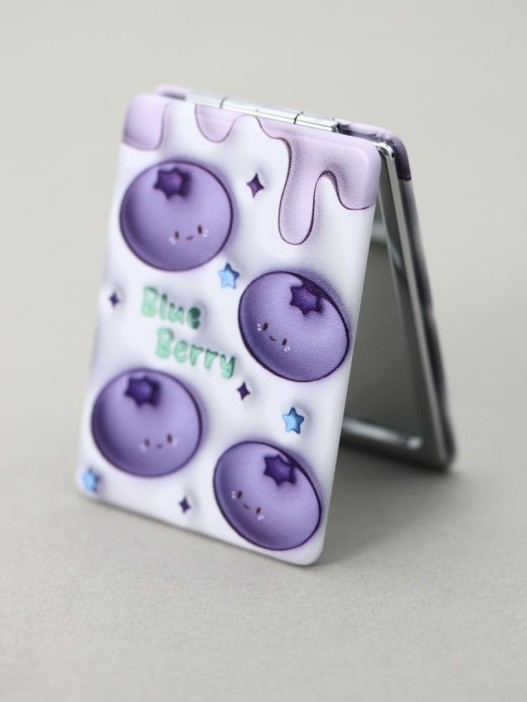 Зеркало "Blueberry melting", purple 