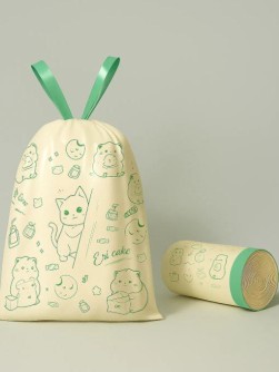 Декоративные пакеты на завязках "Cat Cake", 30 шт/рулон (45*50 см)