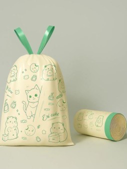 Декоративные пакеты на завязках "Cat Cake", 30 шт/рулон (45*50 см)