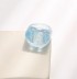 Кольцо акриловое GIRLY &quot;Blue heart&quot;, blue (d=1,7 см) 