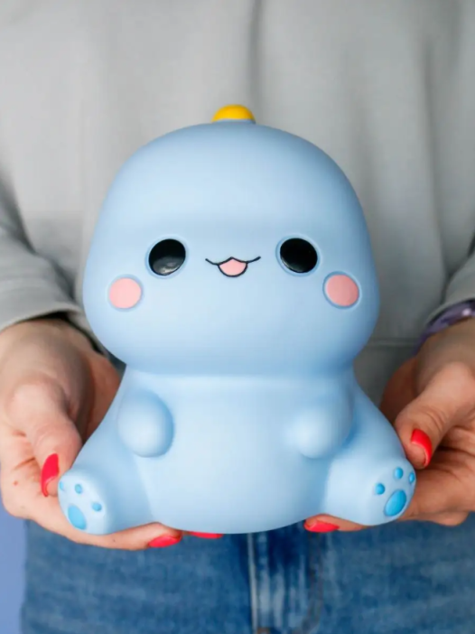 Копилка «Smile dino», blue, (17 см), пластик 