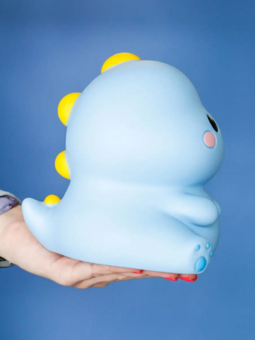 Копилка «Smile dino», blue, (17 см), пластик 