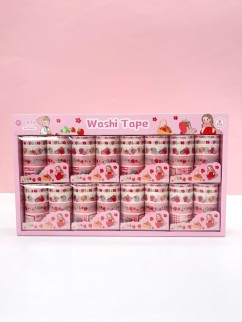 Набор декоративного скотча 10 шт. &quot;Food stories&quot;, girl, шоу-бокс 8 шт.