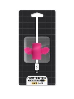 Защитная насадка для провода iLikeGift "Wings", pink