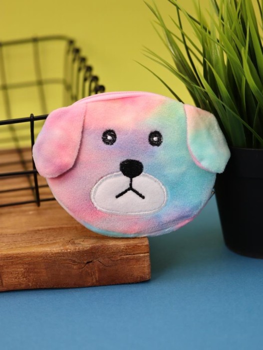 Кошелёк плюшевый &quot;Sad dog&quot;, colorful (11*10 см) 