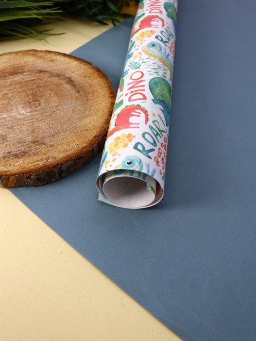 Упаковочная бумага «Dino», green (50*70 см) 