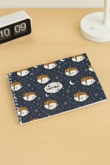 Скетчбук DRAW ME! "Ленивец" 14х20 см, плотность 100 гр