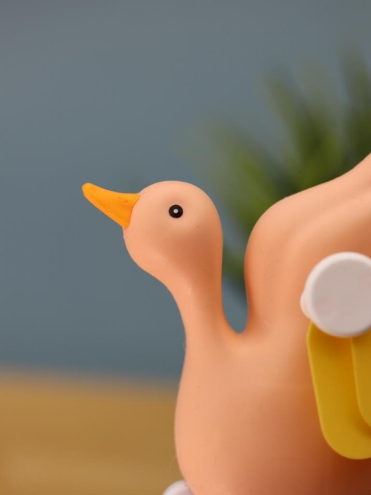 Портативный механический ручной вентилятор «Funny goose», pink 