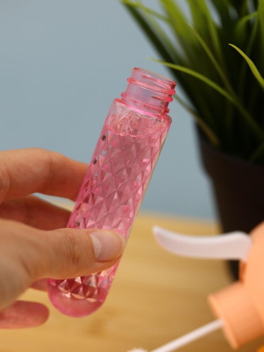 Портативный механический ручной вентилятор «Funny goose», pink 