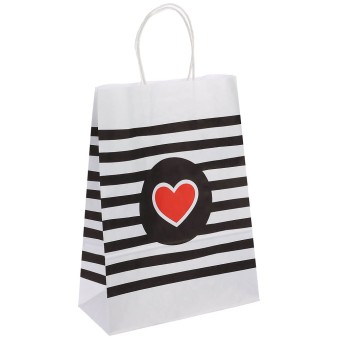 Пакет подарочный "Сердце" (32х24х10,5)