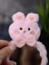 Плюшевое зеркало GIRLY &quot;Eared friend&quot;, pink (8*14 см) 