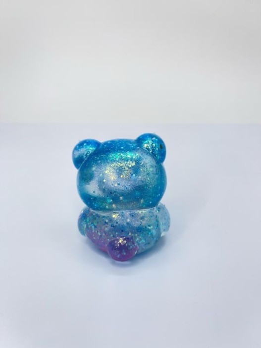 Мялка - антистресс «Милый мишка», синяя 