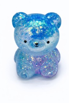 Мялка - антистресс «Милый мишка», синяя