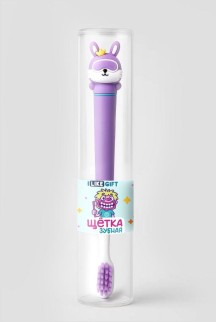 Зубная щётка для взрослых iLikeGift &quot;Battle bunny&quot;, purple (21 см)