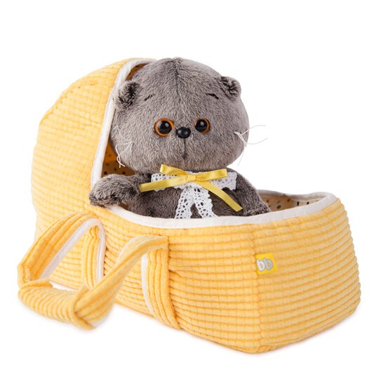 Мягкая игрушка &quot;Кот Басик BABY в люльке &quot; (20 см) 