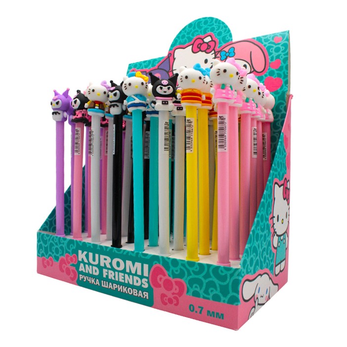Ручка шариковая &quot;Куроми и друзья&quot;, 0,7 мм, mix 