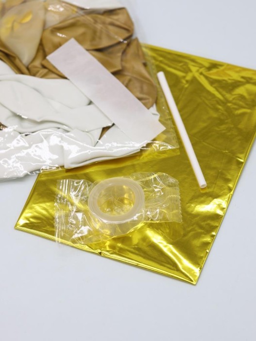 Набор воздушных шаров 28 шт. &quot;Air heart&quot;, golden 