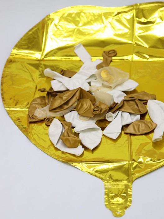 Набор воздушных шаров 28 шт. &quot;Air heart&quot;, golden 