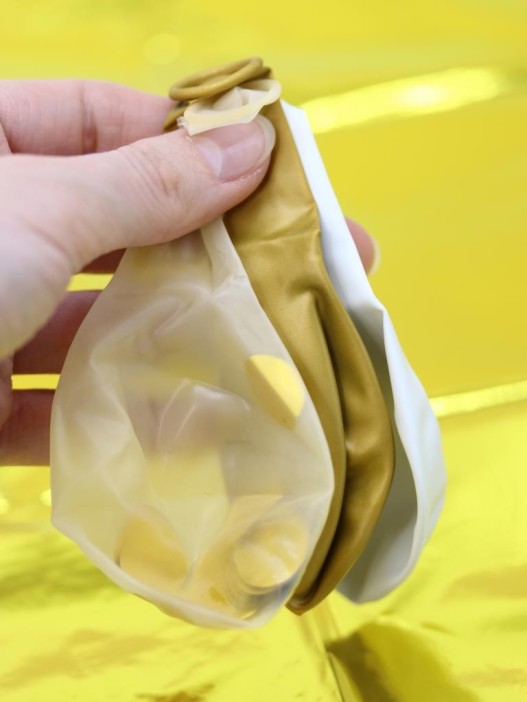 Набор воздушных шаров 28 шт. &quot;Air heart&quot;, golden 