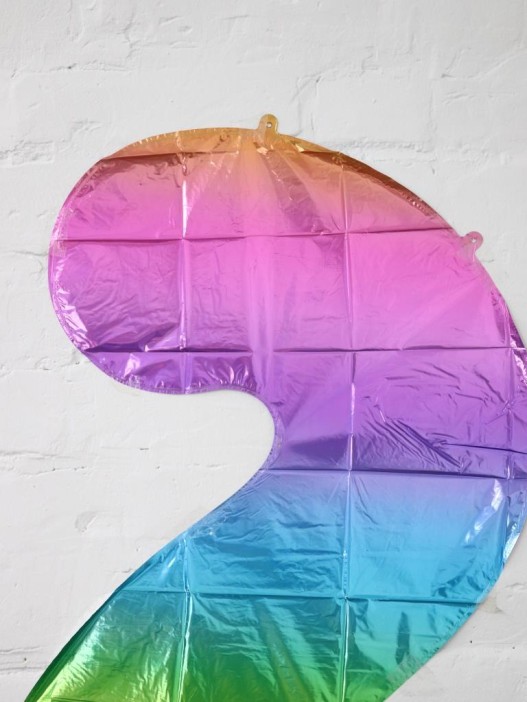 Шар фольгированный &quot;Multicolour numbers&quot; цифра 2, (80 см) 