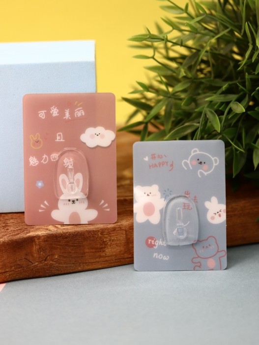 Крючок на липучке «Square friends» 2шт, mix color 