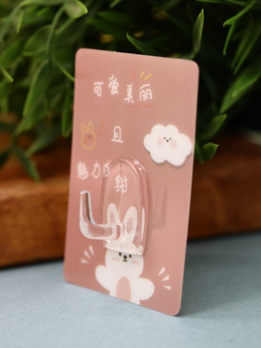 Крючок на липучке «Square friends» 2шт, mix color 