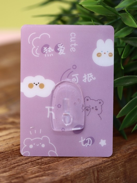 Крючок на липучке «Square friends» 2шт, mix color 