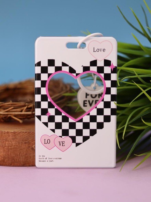Футляр для карт с брелоком &quot;Forever love&quot;, white 