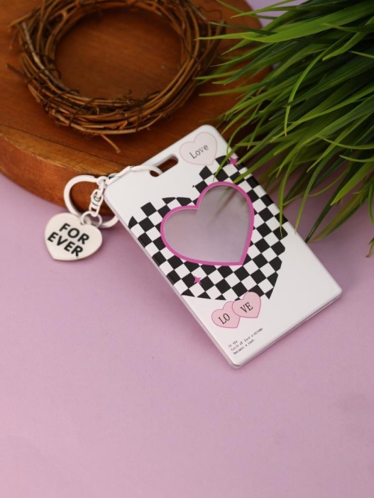 Футляр для карт с брелоком &quot;Forever love&quot;, white 