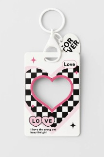 Футляр для карт с брелоком &quot;Forever love&quot;, white