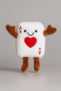 Плюшевый брелок "Brown card", brown