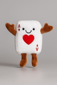 Плюшевый брелок "Brown card", brown