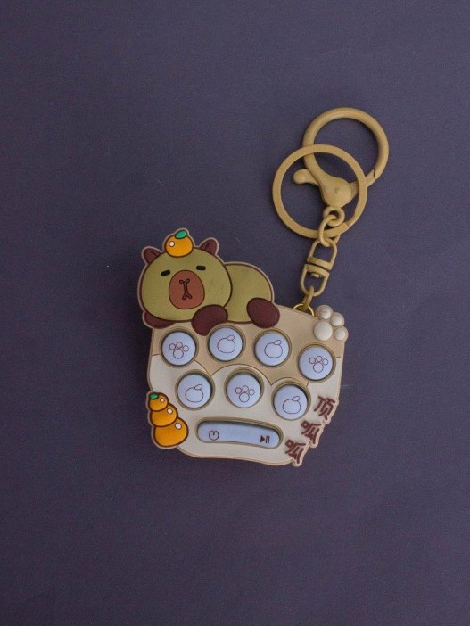 Брелок - игра "Chubby Zoo", brown 