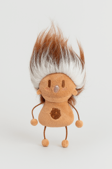 Брелок "Crazy baby", brown