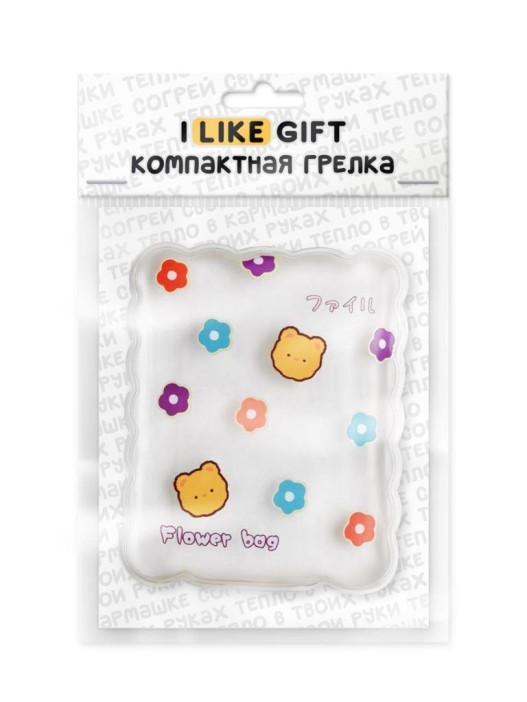 Карманная грелка iLikeGift «Flower bear» 