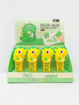 Клей канцелярский "Purple dinosaur", mix (9 г), шоу-бокс 24 шт