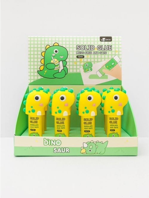 Клей канцелярский &quot;Purple dinosaur&quot;, mix (9 г), шоу-бокс 24 шт 