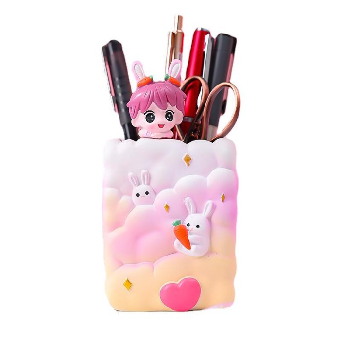 Подставка для канцелярских принадлежностей «Bunny girl», pink 