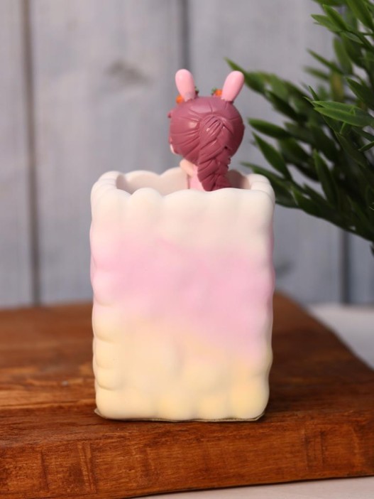 Подставка для канцелярских принадлежностей «Bunny girl», pink 