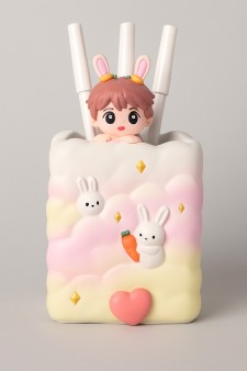 Подставка для канцелярских принадлежностей «Bunny girl», pink