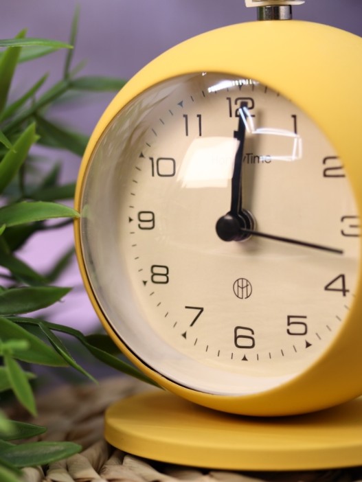 Часы-будильник «Clock UFO», yellow (12х10,1 см) 