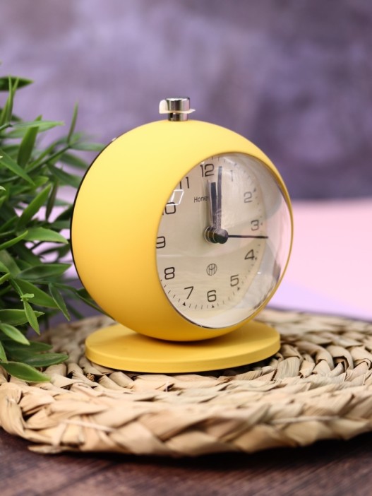 Часы-будильник «Clock UFO», yellow (12х10,1 см) 