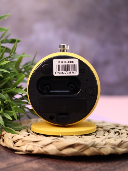 Часы-будильник «Clock UFO», yellow (12х10,1 см) 