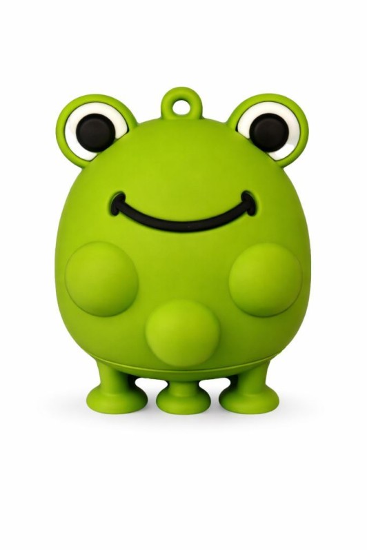 Брелок-антистресс на присосках "Frog", green (5см) 