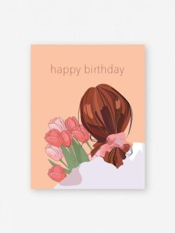 Набор мини открыток 10 шт. «Happy birthday», 7.5*9.5 см